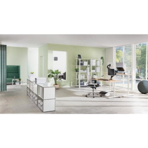 Leitz ballon-siège Active, assise gris velours