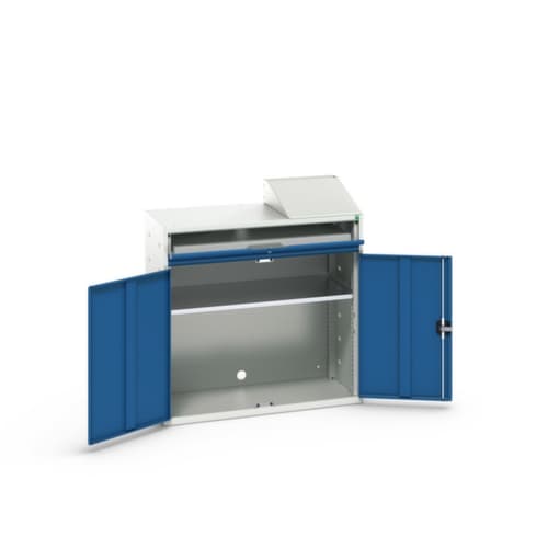 bott Armoire informatique verso, RAL7035 gris clair/RAL5010 bleu gentiane