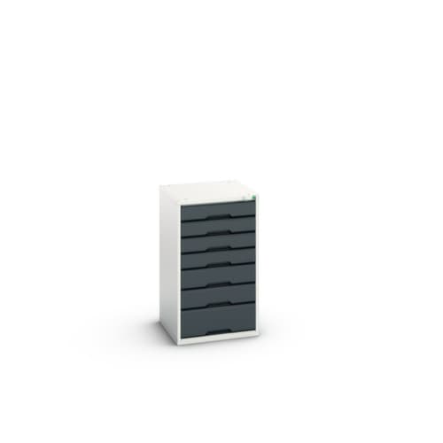 bott Armoire à tiroirs verso, 7 tiroir(s), RAL7035 gris clair/RAL7016 gris anthracite