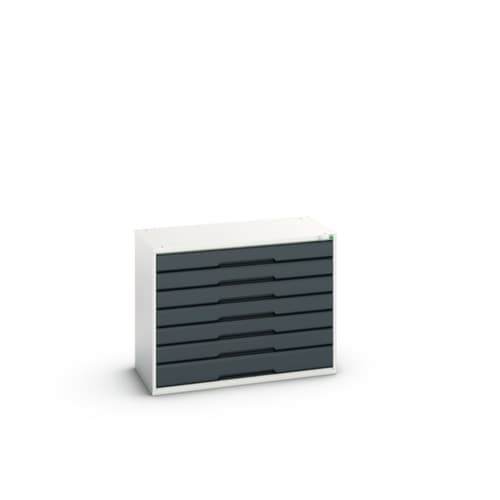 bott Armoire à tiroirs verso, 7 tiroir(s), RAL7035 gris clair/RAL7016 gris anthracite