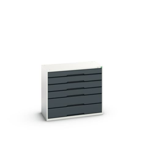 bott Armoire à tiroirs verso, 6 tiroir(s), RAL7035 gris clair/RAL7016 gris anthracite
