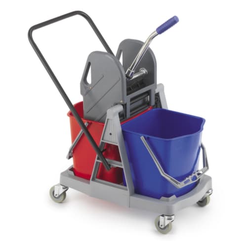 Chariot double seau avec presse