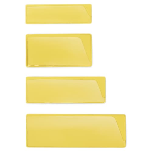 25 Porte -étiquette jaune