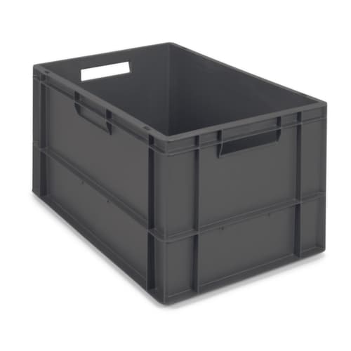 Bac gerbable norme Europe recyclé (poignées ouvertes)