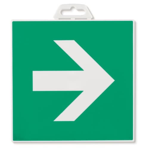 Panneau d'évacuation flèche directionnelle