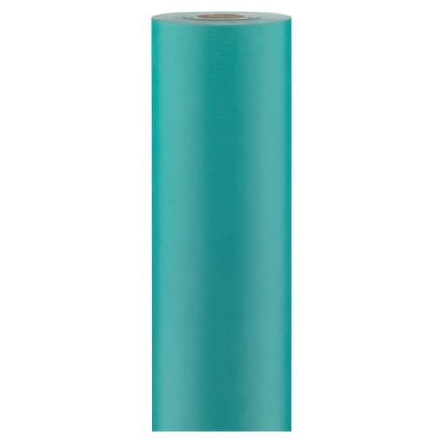 Papier cadeau kraft petrol en rouleau