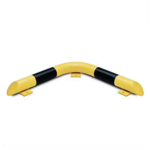 barre de protection anticollision en jaune/noir