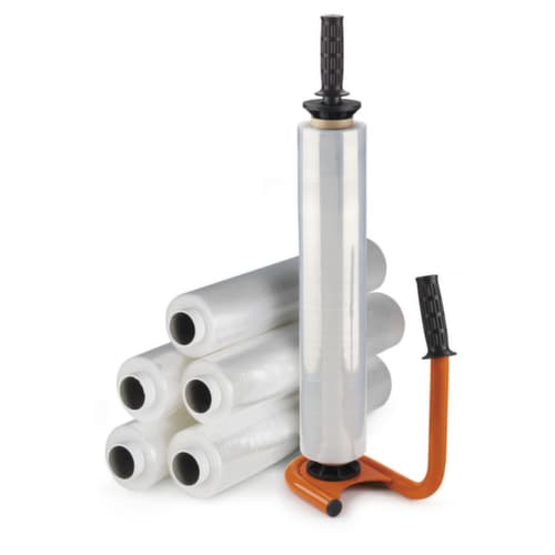 Pack film étirable transparent haute résistance : 6 bobines (450 mm x 300 m