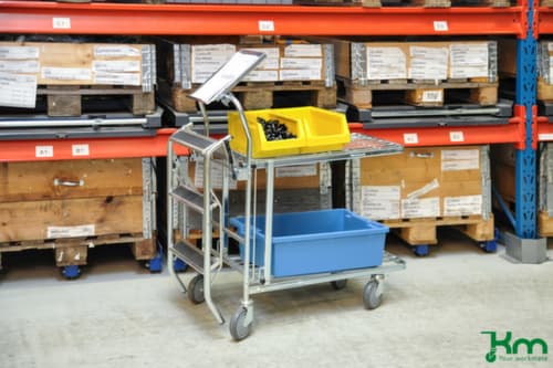 Kongamek Chariot à dossier, force 300 kg