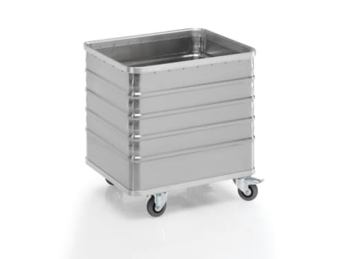 Gmöhling Chariot conteneur aluminium G®-TRANS, capacité 223 l