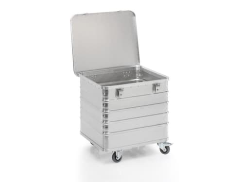 Gmöhling Chariot conteneur aluminium G®-TRANS, capacité 229 l
