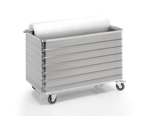 Gmöhling Chariot conteneur aluminium G®-TRANS, capacité 560 l