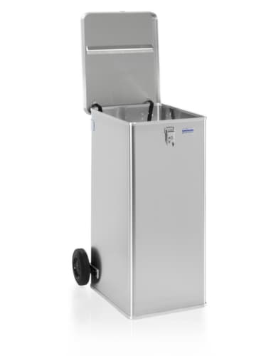 Gmöhling Conteneur G®-DOCU mobile pour l'Gmöhling élimination des dossiers en aluminium G®-DOCU, capacité 240 l