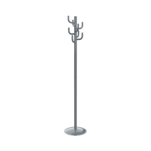 MAUL Porte-manteau MAULpolaris Lite, avec 8 crochets, RAL7001 gris argenté