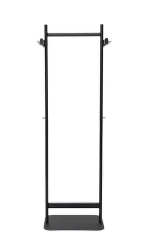 MAUL Porte-manteau MAULsalsa, avec 10/2 crochets, noir de sécurité RAL9004