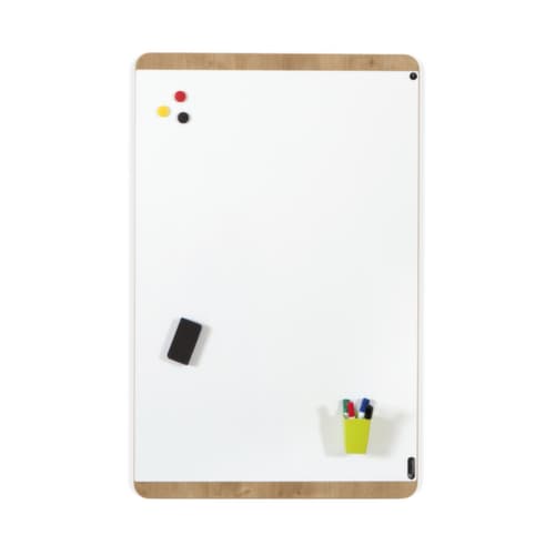 Rocada Tableau blanc NAT6420 pour montage mural, hauteur x largeur 1150 x 750 mm