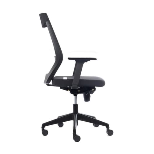 Rocada Siège de bureau pivotant 908-4 avec mécanisme synchrone, dossier maille avec support ajouré