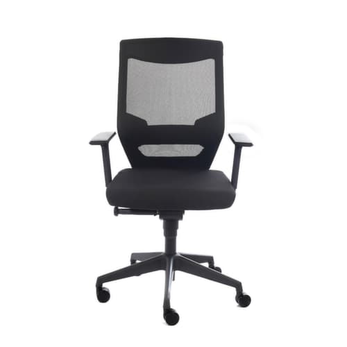 Rocada Siège de bureau pivotant 908-4 avec mécanisme synchrone, dossier maille avec support ajouré