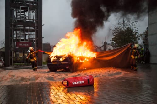 couverture antifeu PREMIUM pour incendies de batteries lithium-ion