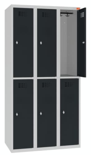 UDOBÄR Armoire vestiaire à deux niveaux