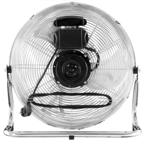Ventilateur de sol, design inox
