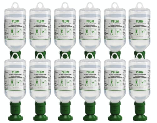 B-Safety Flacon lave-yeux BR 314 005, 12 x 500 ml solution saline