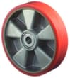 BS-ROLLEN Roue pour fortes charges fonte polyuréthane, force 200 kg, polyuréthane bandage