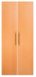 Porte à double battant Terra Nova pour rayonnage de bureau, hauteur x largeur 1880 x 800 mm