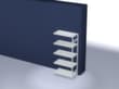 hofe Panneau d'extension pour le rayonnage sans vis, hauteur x largeur x profondeur 2000 x 1010 x 535 mm, 5 tablettes