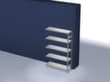 hofe système de rayonnages sans vis de conception standard, hauteur x largeur x profondeur 2000 x 1310 x 435 mm, 5 tablettes