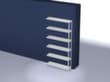 hofe Rayonnage à boulonner élément suivant, 6 tablettes, RAL7035 gris clair