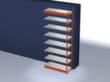 hofe Rayonnage sans boulons, hauteur x largeur x profondeur 3000 x 1325 x 500 mm, 7 tablettes