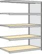 regalwerk Rayonnage sans boulons à plateaux agglomérés avec tablettes, hauteur x largeur x profondeur 2000 x 1695 x 600 mm, 5 tablettes