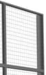 TROAX Élément mural supplémentaire Standard pour parois de séparation, largeur 200 mm