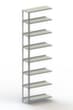 META Porte-fichiers à visser Champ de saisie à utiliser des deux côtés, 8 tablettes, avec revêtement en zinc anti-corrosion