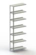 META Rayonnage à boulonner pour classeurs élément suivant, 7 tablettes, avec revêtement en zinc anti-corrosion