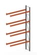 META Rayonnage à palettes MULTIPAL pour 10 palettes, largeur 2800 mm, 5 niveaux de stockage
