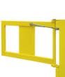 Moravia Porte rambarde S-Line pour montant de protection anticollision, portail terrain, hauteur x largeur 520 x 905 mm