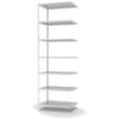 hofe Rayonnage à boulonner élément suivant, 7 tablettes, RAL7035 gris clair