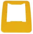 Cadre probbax® pour collecteur de recyclage, jaune