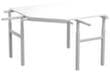 Treston Angle de liaison, largeur x profondeur 1300 x 900 mm, plaque RAL7035 gris clair