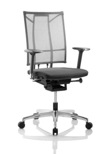 Grammer Office Bürodrehstuhl Sail mit Glide-Tech-Mechanik, Netzrückenlehne, schwarz
