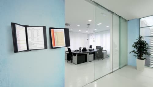 Durable Sichttafelsystem SHERPA®, mit 10 Sichttafeln in DIN A4