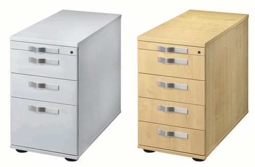Standcontainer Up and Down, 4 Schublade(n), grau/grau