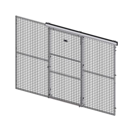 TROAX Schiebetür für Trennwandsystem, Breite 2800 mm