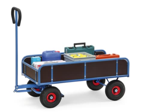 fetra Handwagen, Traglast 400 kg, Ladefläche 945 x 545 mm