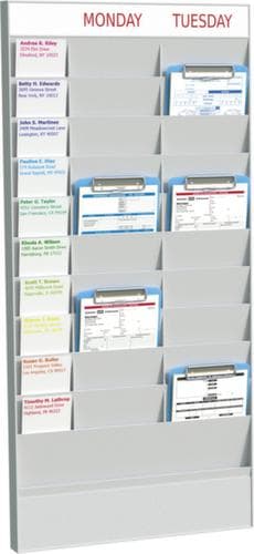 Paperflow Erweiterbarer Büroplaner, grau