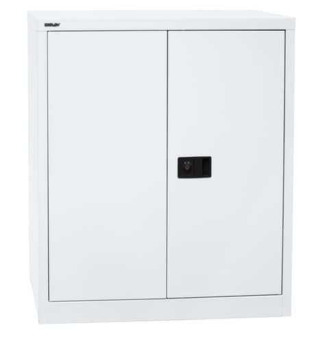 Bisley Aktenschrank Universal, 2 Ordnerhöhen, verkehrsweiß/verkehrsweiß