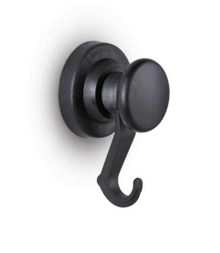 MAUL Hakenmagnet, schwarz, Ø 53 mm