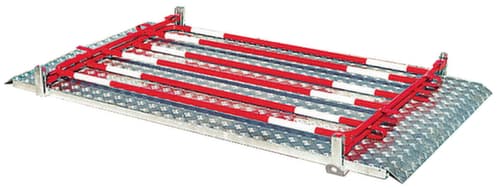 PROCITY Grabenbrücke mit klappbarem Geländer, Länge x Breite 2000 x 1000 mm